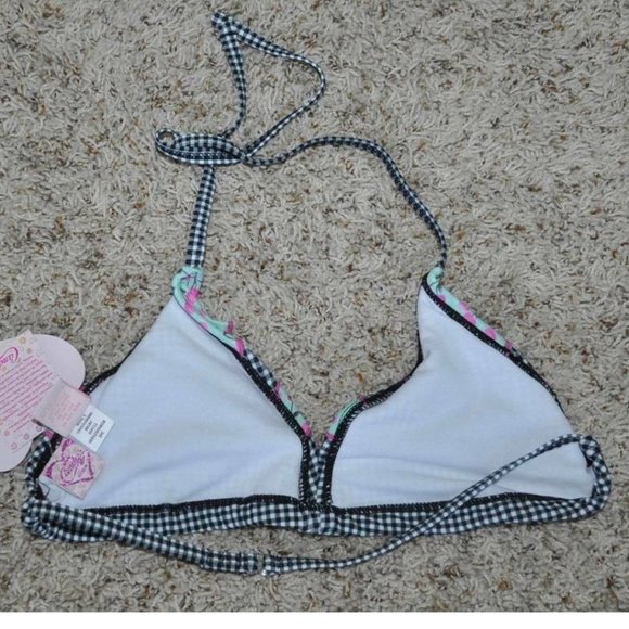 *Swimsuit Candies sz 12 Black Green 3 Pc Bikini Bottoms, Skirt & Coverup Girls - Picture 4 of 7